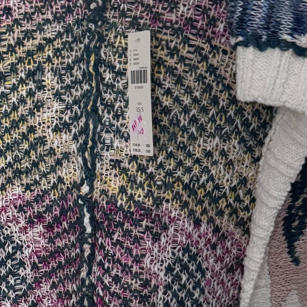 Anthropologie Multicolor Floral Sweater